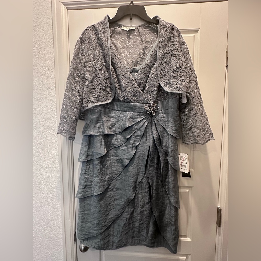 NWT 2 piece Kim Collection dress size 14